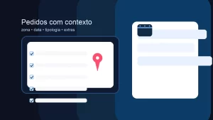 Profissional de limpezas em Portugal a organizar pedidos de check-in/check-out num computador com telemóvel ao lado